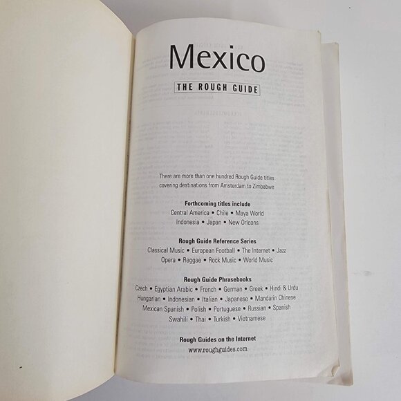 Mexico The Rough Guide 4th edition By John Fisher Travel Guide Paperback - Picture 4 of 7